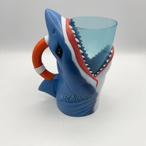 Monster Truck Jam Megalodon Shark Souvenir Plastic Light Up Cup